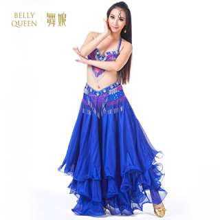 Dancewear Polyester Belly Dance Costumes For Ladies More Colors